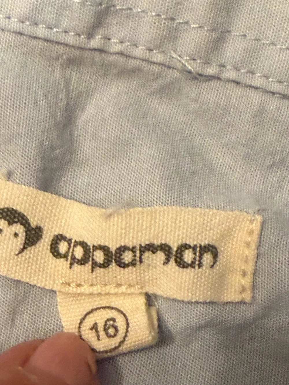 Appaman Light Blue cotton Button-Down Shirt boys size 16